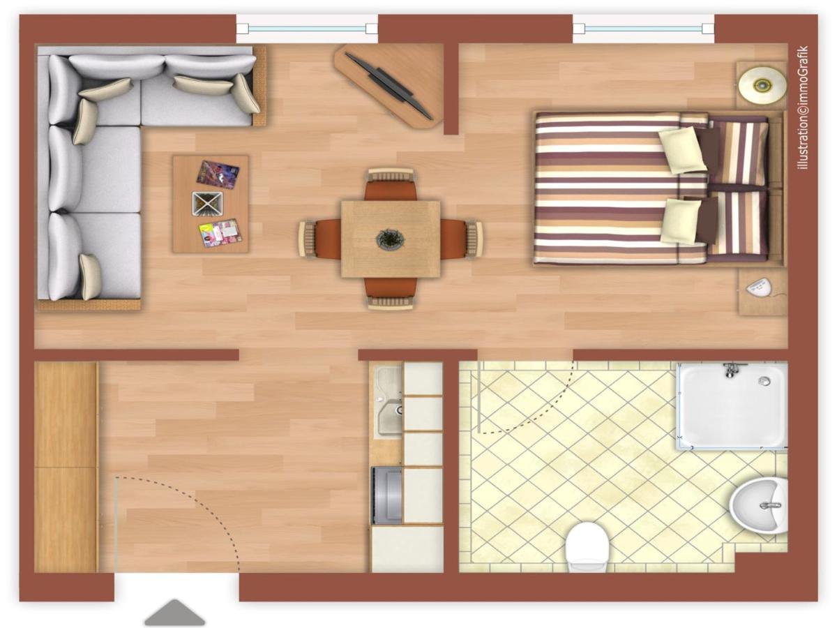 Alpenlodge, Ferienwohnung 6 ティールゼー エクステリア 写真